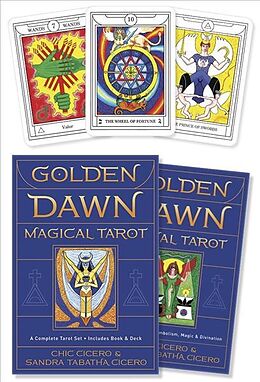 Couverture cartonnée Golden Dawn Magical Tarot de Chic Cicero, Sandra Tabatha Cicero