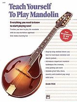 Dan Fox Notenblätter Teach yourself to play Mandolin