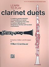  Notenblätter Learn to play Clarinet Duets vol.1