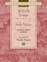  Notenblätter 10 Folksongs for medium high voice