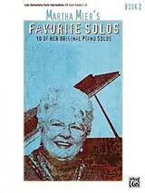 Martha Mier Notenblätter Favorite Solos vol.2