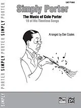 Cole Albert Porter Notenblätter Simply Porterfor easy piano (with text)
