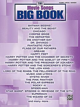  Notenblätter The Movie Songs Big BookSongbook