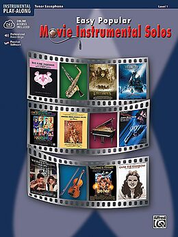 Kartonierter Einband Easy Popular Movie Instrumental Solos: Tenor Sax, Book & Online Audio/Software [With CD] von Alfred Publishing (EDT)