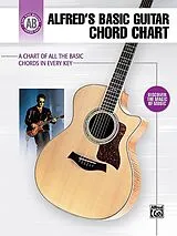  Notenblätter Alfreds basic Guitar Chord Chart