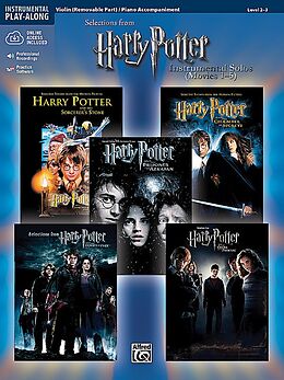 Kartonierter Einband Harry Potter Instrumental Solos for Strings (Movies 1-5): Violin, Book & Online Audio/Software [With CD] von Alfred Publishing (COR)