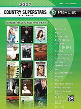  Notenblätter 2007 Country Superstars Sheet Music Playlist