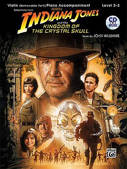 Couverture cartonnée Indiana Jones and the Kingdom of the Crystal Skull Instrumental Solos for Strings: Violin, Book & CD de John (COP) Williams