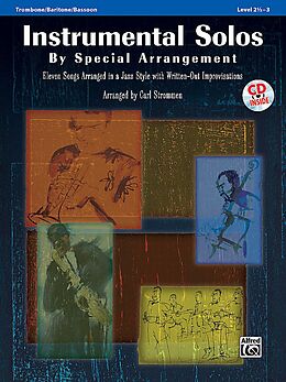 Kartonierter Einband Instrumental Solos by Special Arrangement (11 Songs Arranged in Jazz Styles with Written-Out Improvisations): Trombone / Baritone / Bassoon, Book & CD von Alfred Publishing (COR)