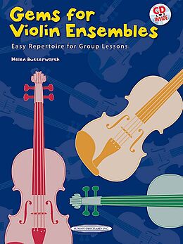 Kartonierter Einband Gems for Violin Ensembles 1 von Helen Butterworth