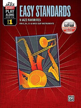 Kartonierter Einband Alfred Jazz Easy Play-Along Series, Vol. 1: Easy Standards von Alfred Music