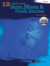 Couverture cartonnée 12 Medium-Easy Jazz, Blues &amp; Funk Etudes de Bob Mintzer