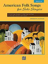  Notenblätter American Folk Songs for Solo Singers