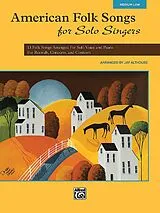  Notenblätter American Folk Songs for Solo Singers