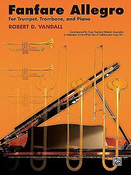 Robert D. Vandall Notenblätter Fanfare Allegro for trumpet, trombone