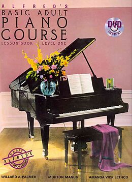 Couverture cartonnée Alfred's Basic Adult Piano Course Lesson Book, Level One [With DVD] de Willard A. Palmer, Morton Manus, Amanda Vick Lethco