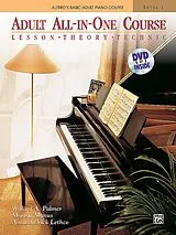 Kartonierter Einband Alfred's Basic Adult All-In-One Course, Level 1: Lesson, Theory, Technic [With DVD] von Willard A. Palmer, Morton Manus, Amanda Vick Lethco