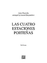 Astor Piazzolla Notenblätter Las Cuatro Estaciones Portenas