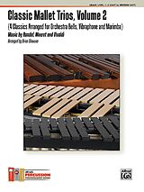 George Frederick Handel, Jean Joseph Mouret, Antonio Vivaldi Notenblätter Classic Mallet Trios vol.2 for marimba