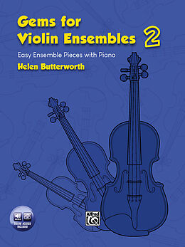 Kartonierter Einband Gems for Violin Ensembles 2 von Helen Butterworth