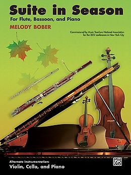 Melody Bober Notenblätter Suite in Season for flute (violin), basson