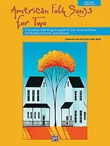  Notenblätter American Folk Songs for two