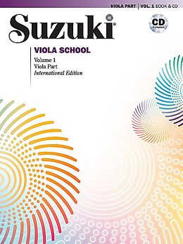 Geheftet Suzuki Viola School Viola Part &amp; CD, Volume 1 (Revised) von Alfred Publishing (COR)