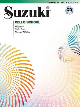 Kartonierter Einband Suzuki Cello School, Vol 4: Cello Part, Book & CD von Tsuyoshi Tsutsumi