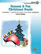 Carol Matz Notenblätter Famous and Fun Christmas Duets vol.2