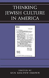 eBook (epub) Thinking Jewish Culture in America de 