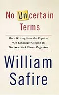 E-Book (epub) No Uncertain Terms von William Safire