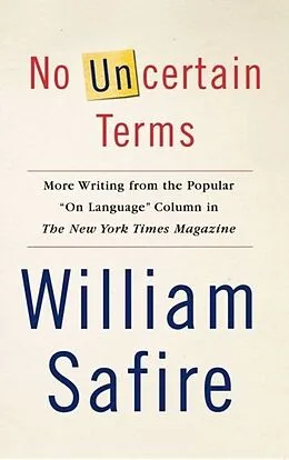 E-Book (epub) No Uncertain Terms von William Safire