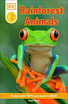 Couverture cartonnée DK Reader Level 2: Rainforest Animals de Caryn Jenner