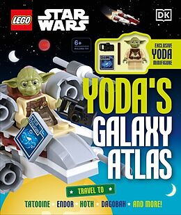 Couverture cartonnée LEGO Star Wars Yoda's Galaxy Atlas de Simon Hugo