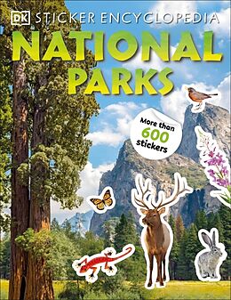 Couverture cartonnée Sticker Encyclopedia National Parks de DK
