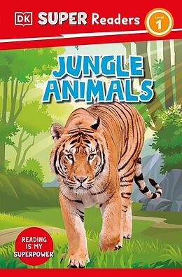 Couverture cartonnée DK Super Readers Level 1 Jungle Animals de DK