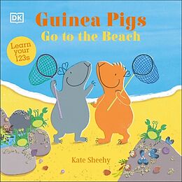 Reliure en carton indéchirable Guinea Pigs Go to the Beach de Kate Sheehy