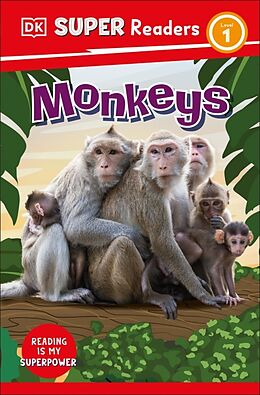 Couverture cartonnée DK Super Readers Level 1 Monkeys de DK