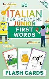 Poster Italian for Everyone Junior First Words Flash Cards von DK