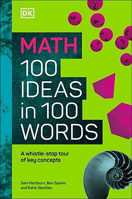 Livre Relié Math 100 Ideas in 100 Words de DK