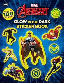 Couverture cartonnée Marvel Avengers Glow in the Dark Sticker Book de DK