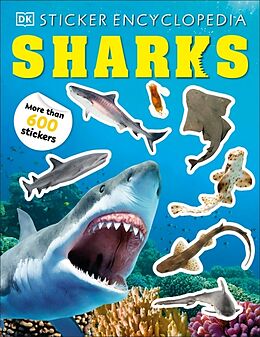 Couverture cartonnée Sticker Encyclopedia Sharks de DK