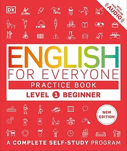 Couverture cartonnée English for Everyone Practice Book Level 1 Beginner de DK