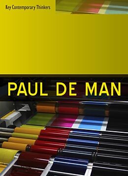 Couverture cartonnée Paul de Man de Mapp Nigel