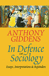 eBook (pdf) In Defence of Sociology de Anthony Giddens