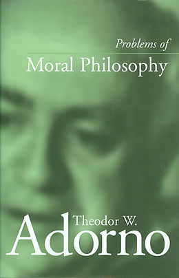 eBook (pdf) Problems of Moral Philosophy de Theodor W. Adorno