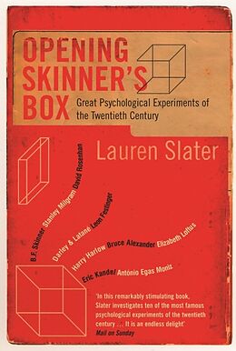 Livre de poche Opening Skinner's Box de Lauren Slater