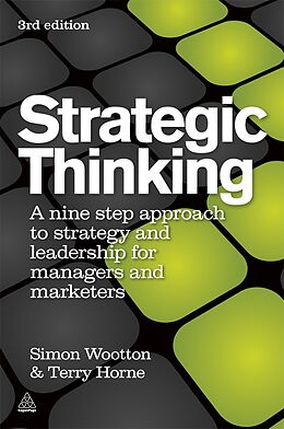 Couverture cartonnée Strategic Thinking de Simon Wootton, Terry Horne