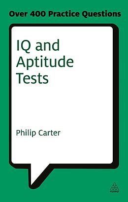 Couverture cartonnée IQ and Aptitude Tests de Philip Carter