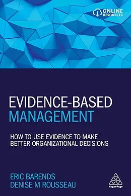 E-Book (epub) Evidence-Based Management von Eric Barends, Denise M. Rousseau